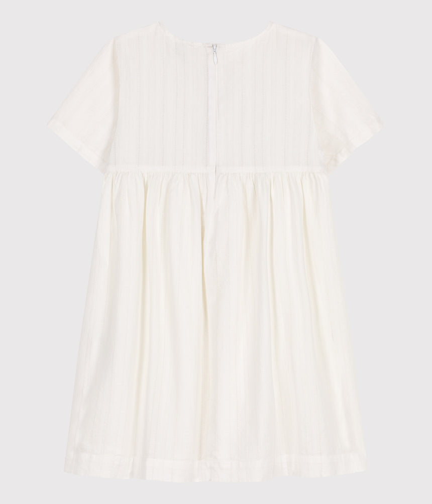 CHILDREN SHORT-SLEEVED COTTON DRESS