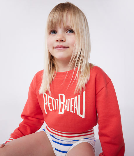 CHILDERNS UNISEX PRINTED COTTON SWEATSHIRT