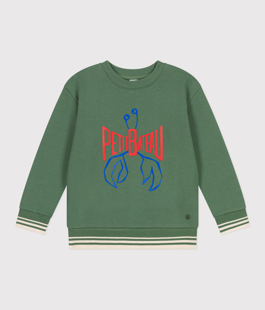 CHILDREN'S UNISEX PRINTED COTTON SWEATSHIRT