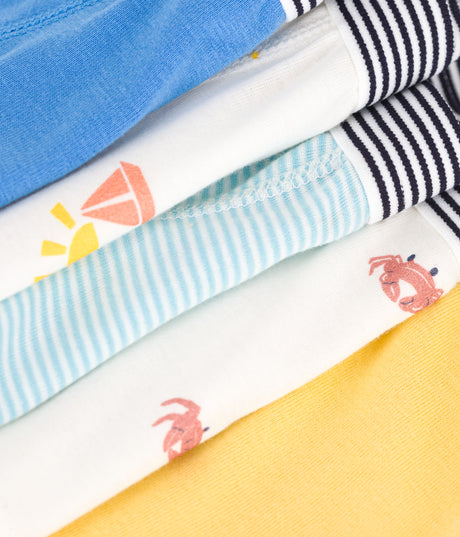 CHILDREN'S PRINTED COTTON BOXERS - 5-PACK