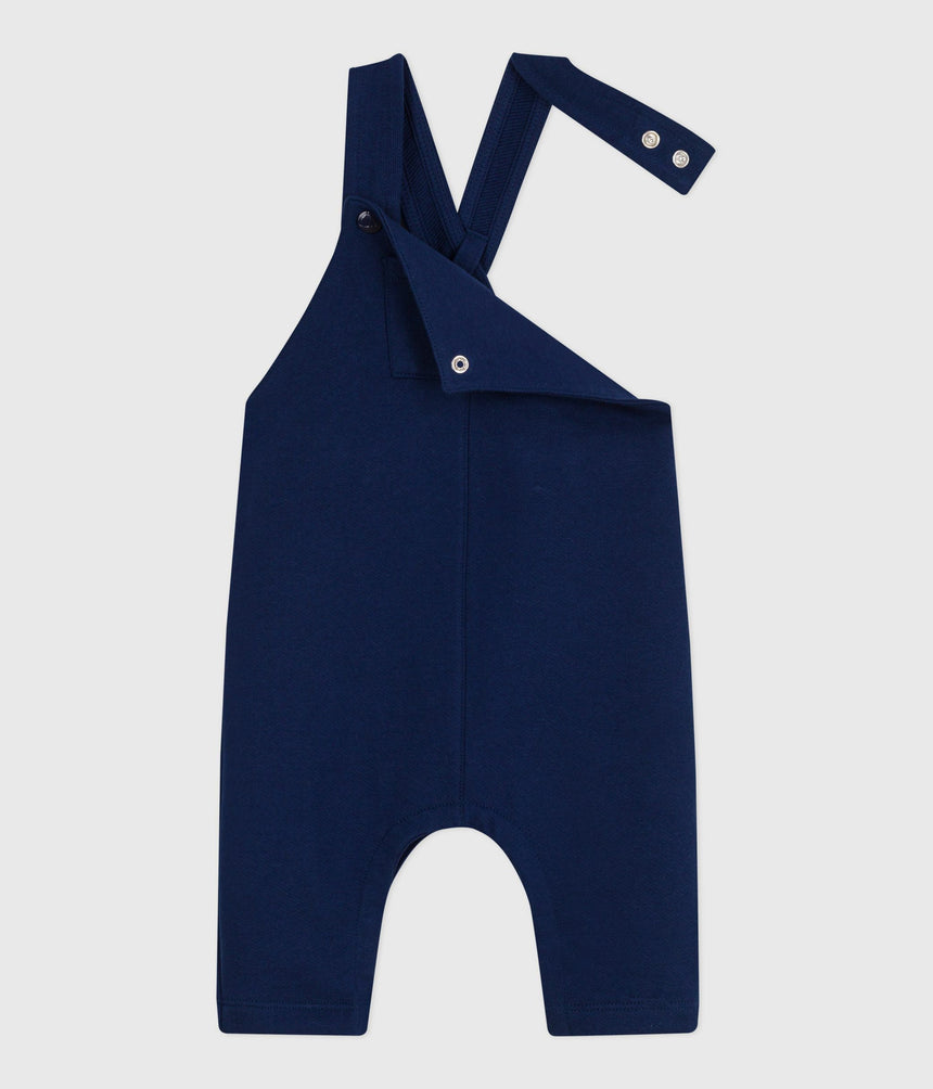 BABIES LONG DUNGAREES IN PLAIN COTTON