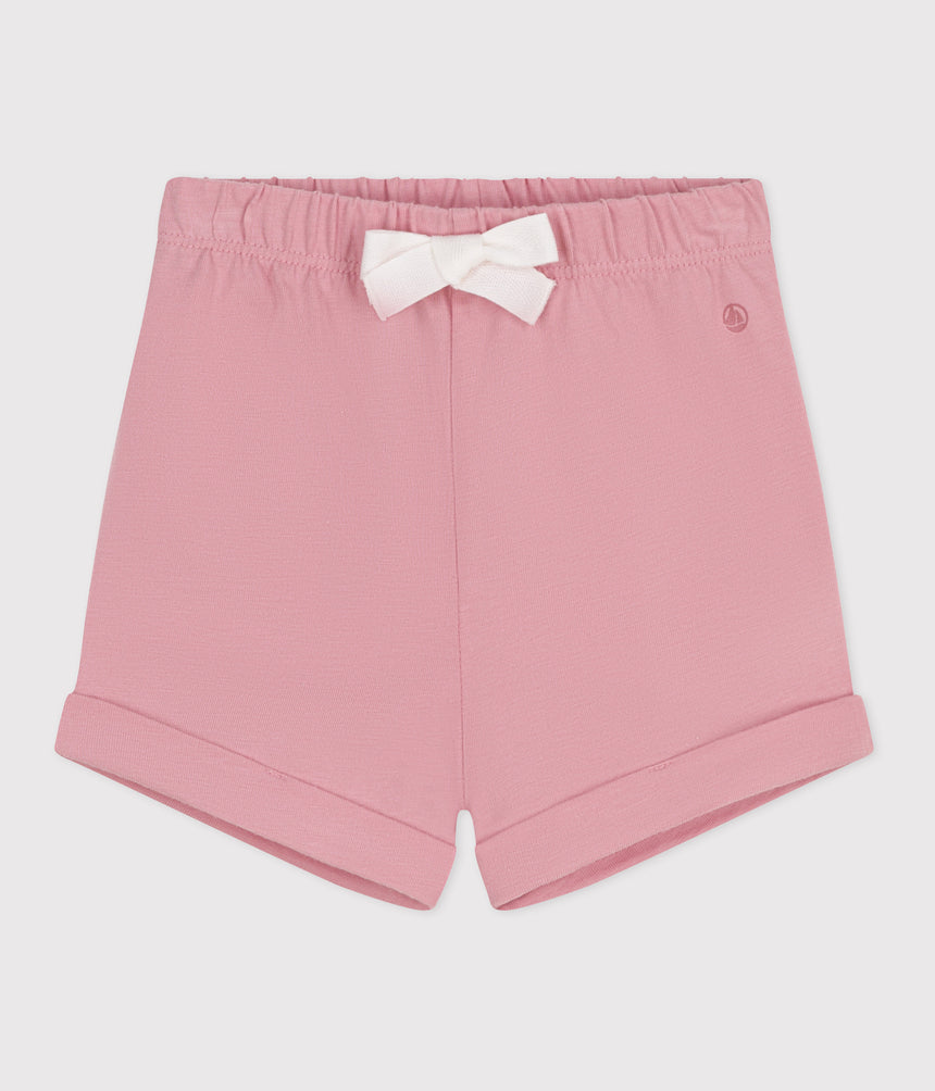 BABIES PLAIN COTTON SHORT