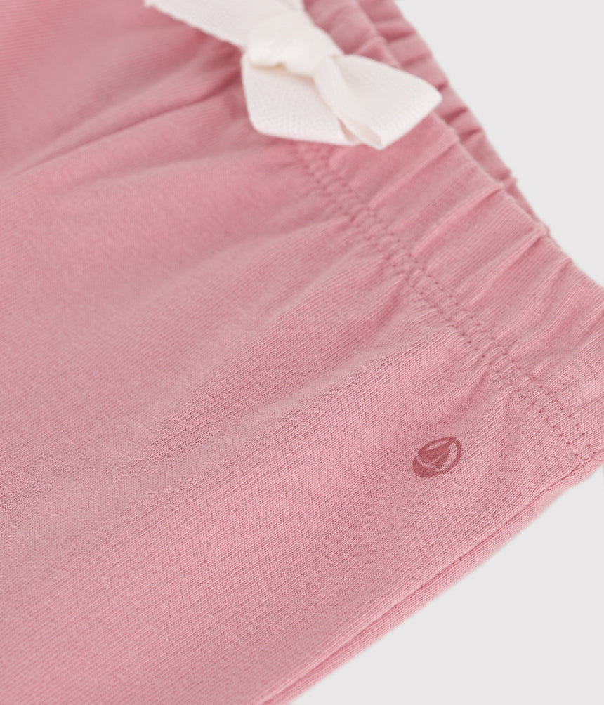 BABIES PLAIN COTTON SHORT