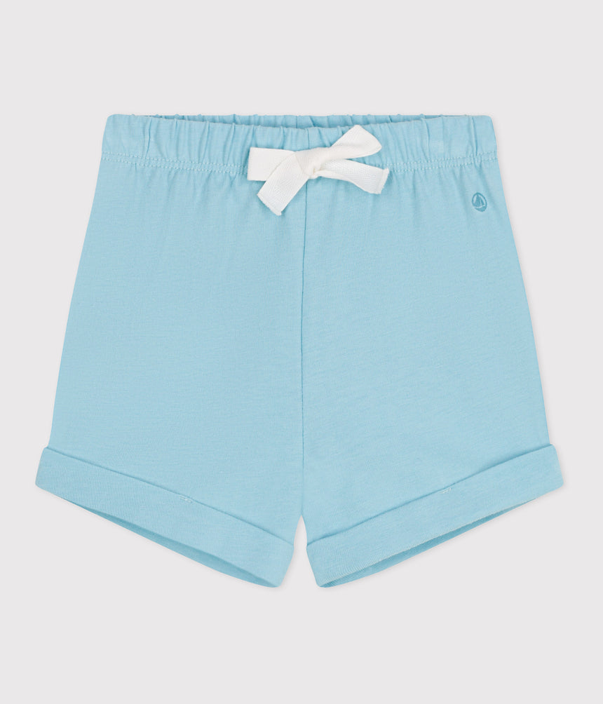 BABIES PLAIN COTTON SHORT