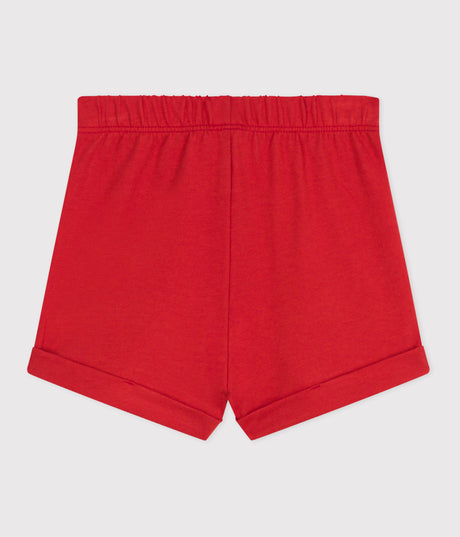 BABIES PLAIN COTTON SHORTS