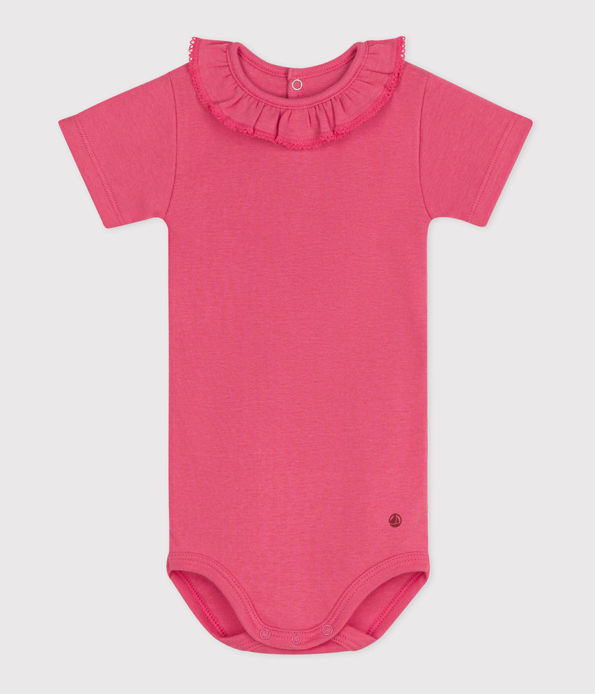 BABIES SHORT SLEEVED PLAIN COTTON BODY