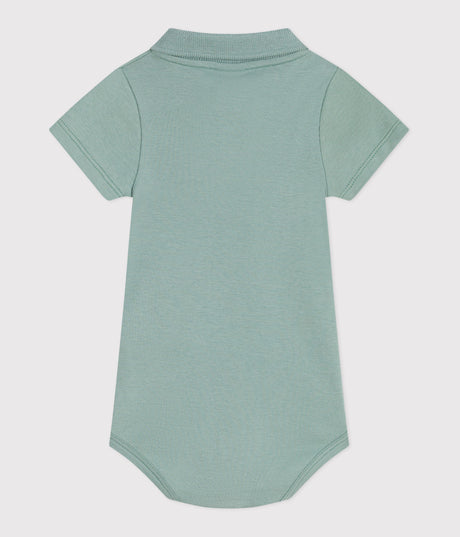 BABIES' SHORT-SLEEVED PLAIN COTTON BODY