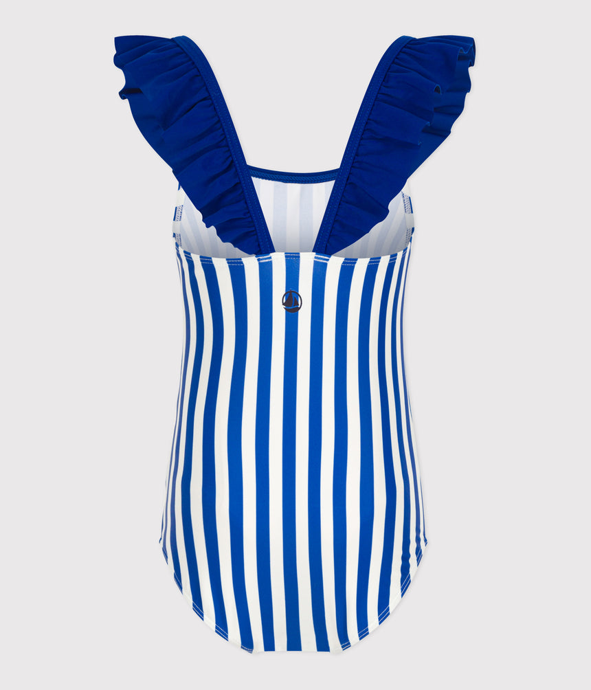 CHILDRENS ONE-PIECE STRIPY SWIMSUIT