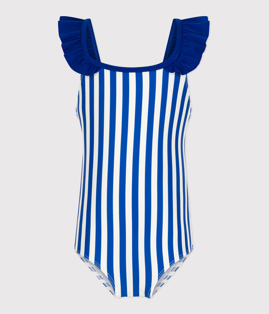 CHILDRENS ONE-PIECE STRIPY SWIMSUIT