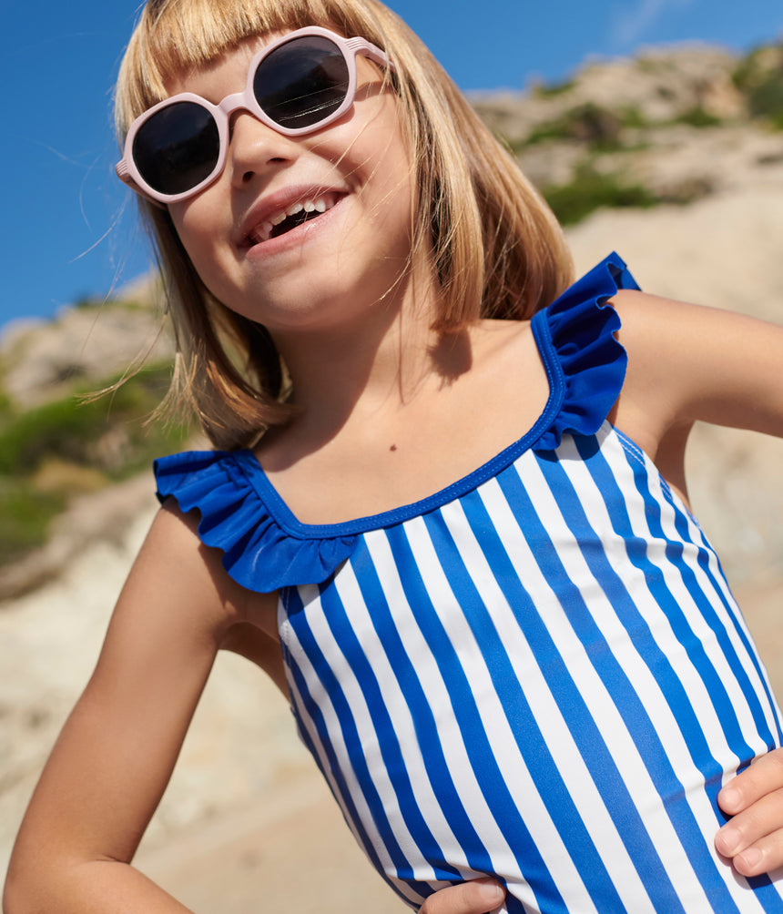 CHILDRENS ONE-PIECE STRIPY SWIMSUIT