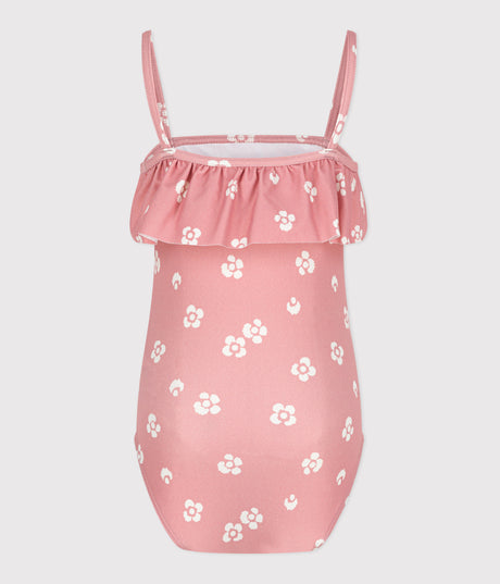 CHILDREN'S ONE-PIECE FLORAL SWIMSUIT