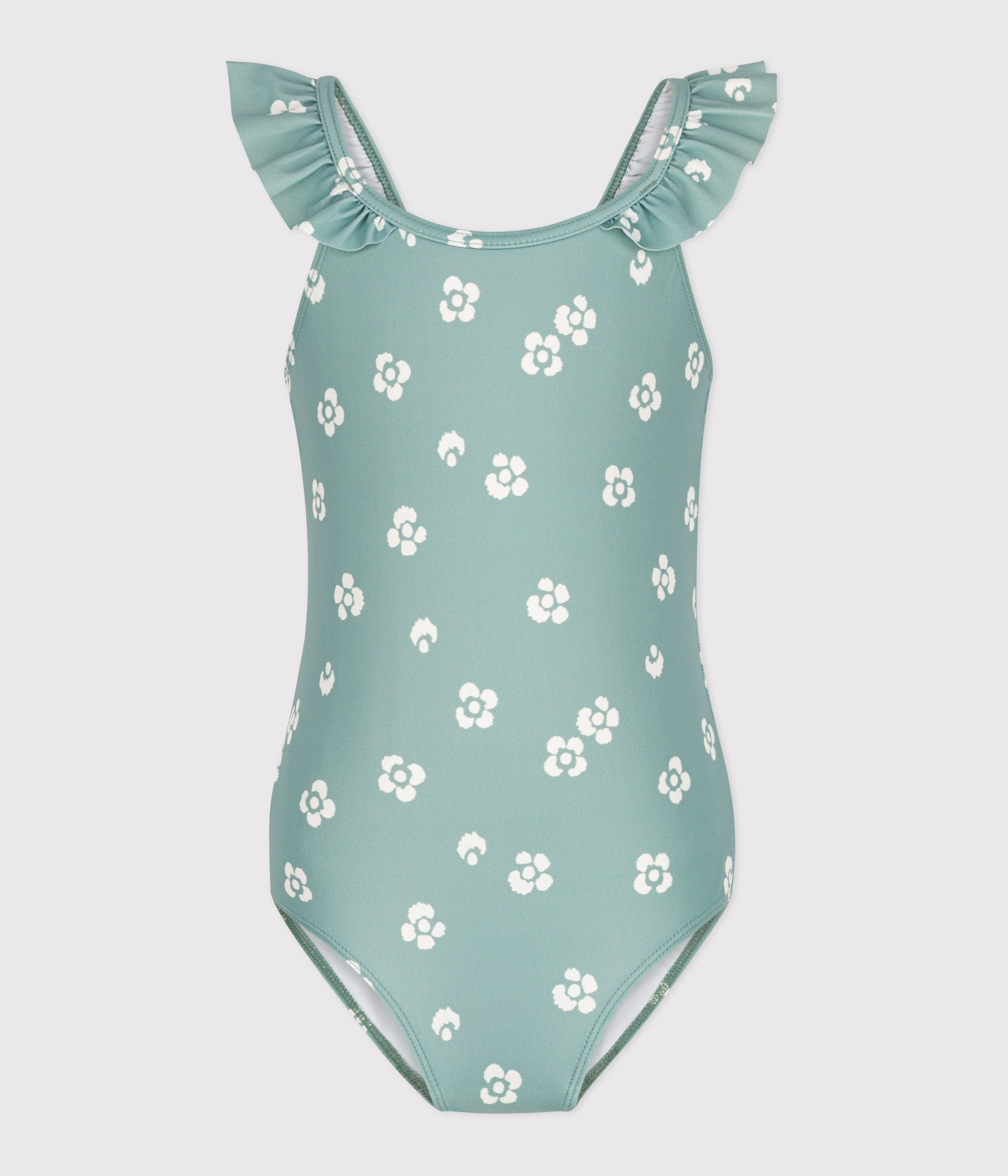 CHILDREN'S ONE-PIECE FLORAL SWIMSUIT