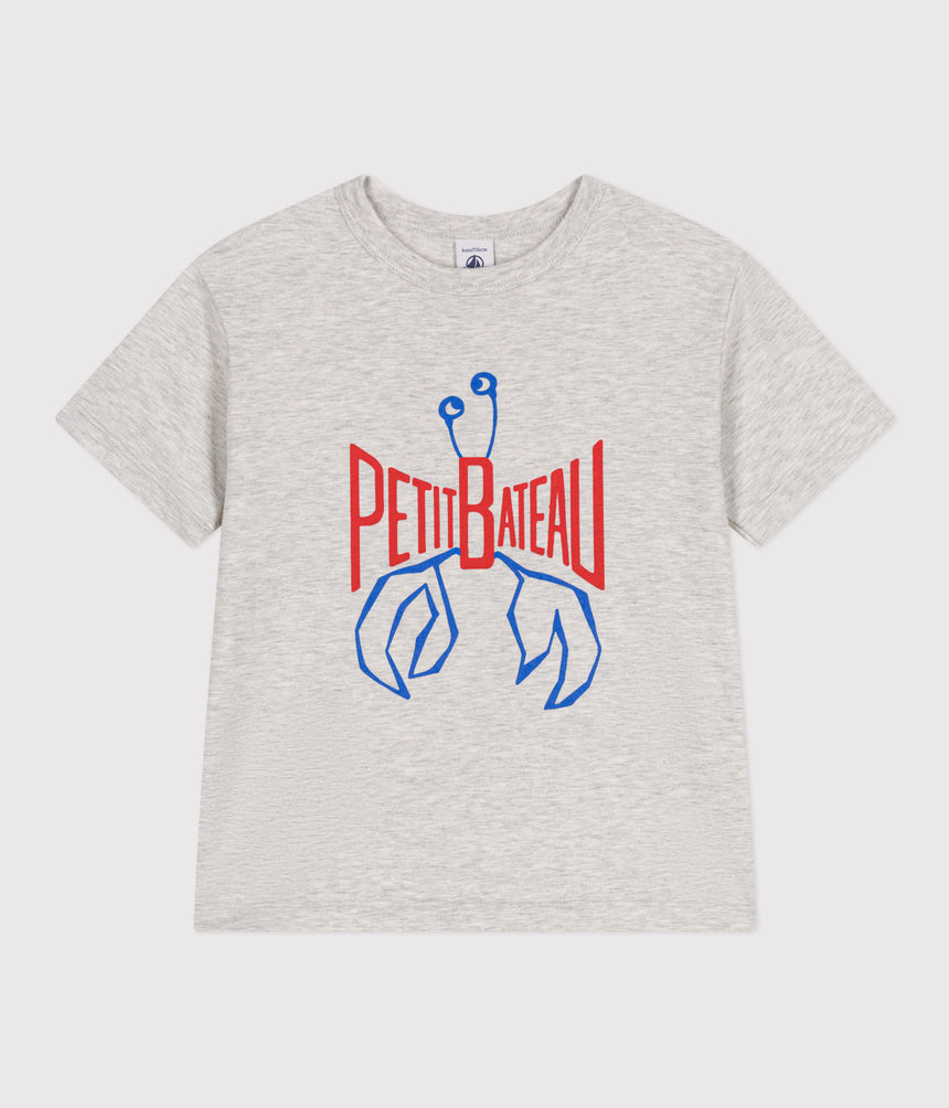 CHILDRENS SHORT-SLEEVED PRINTED COOTN T-SHIRT