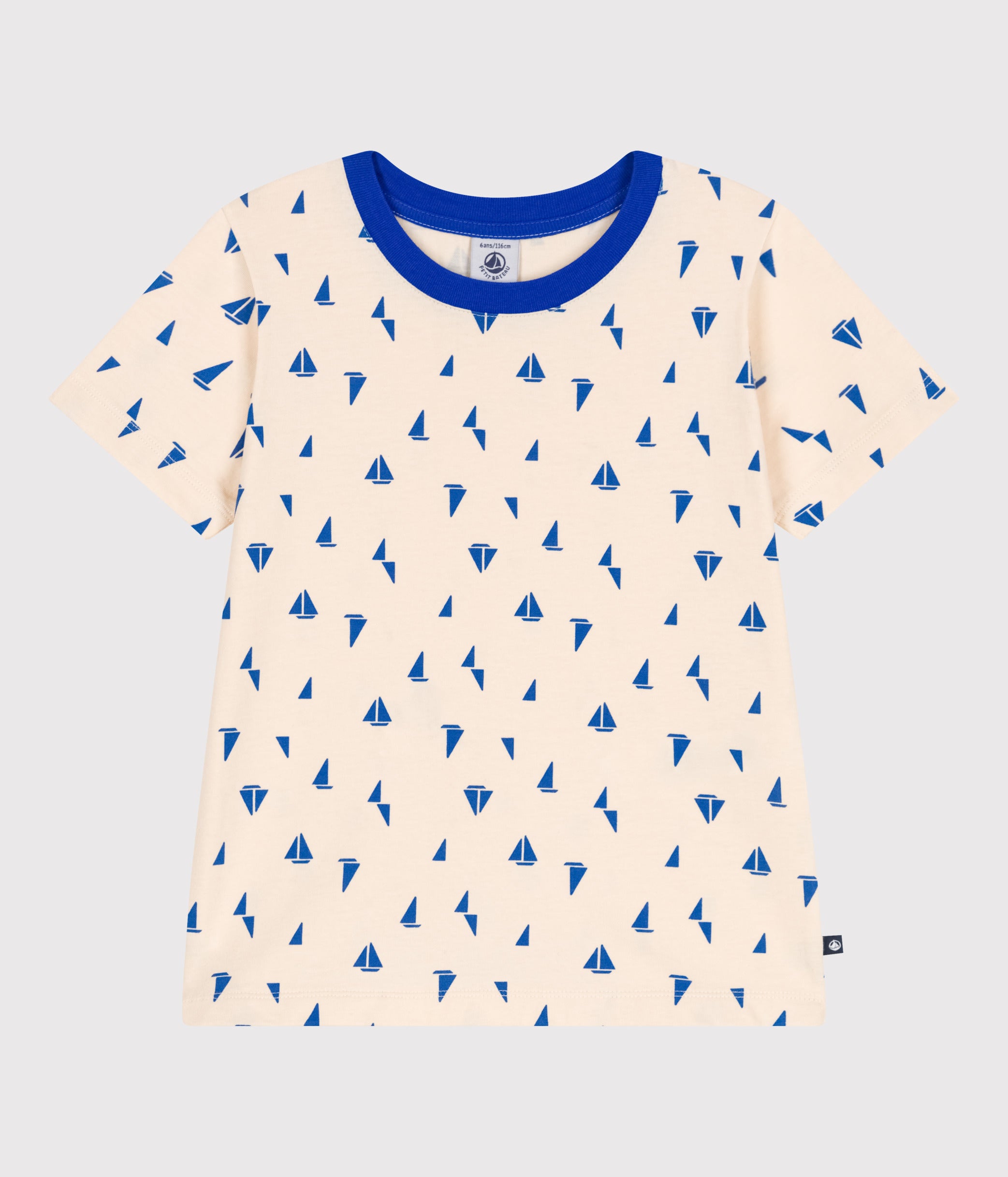 CHILDREN'S SHORT-SLEEVED PRINTED COTTON T-SHIRT