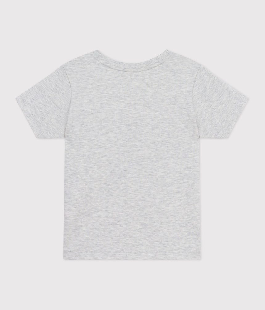 CHILDREN'S SHORT-SLEEVED PRINTED COTTON T-SHIRT