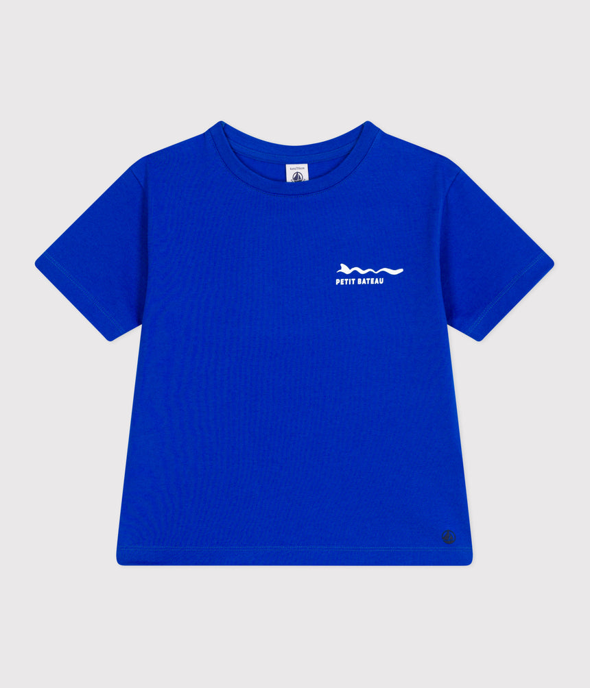 CHILDREN'S SHORT-SLEEVED PRINTED COTTON T-SHIRT