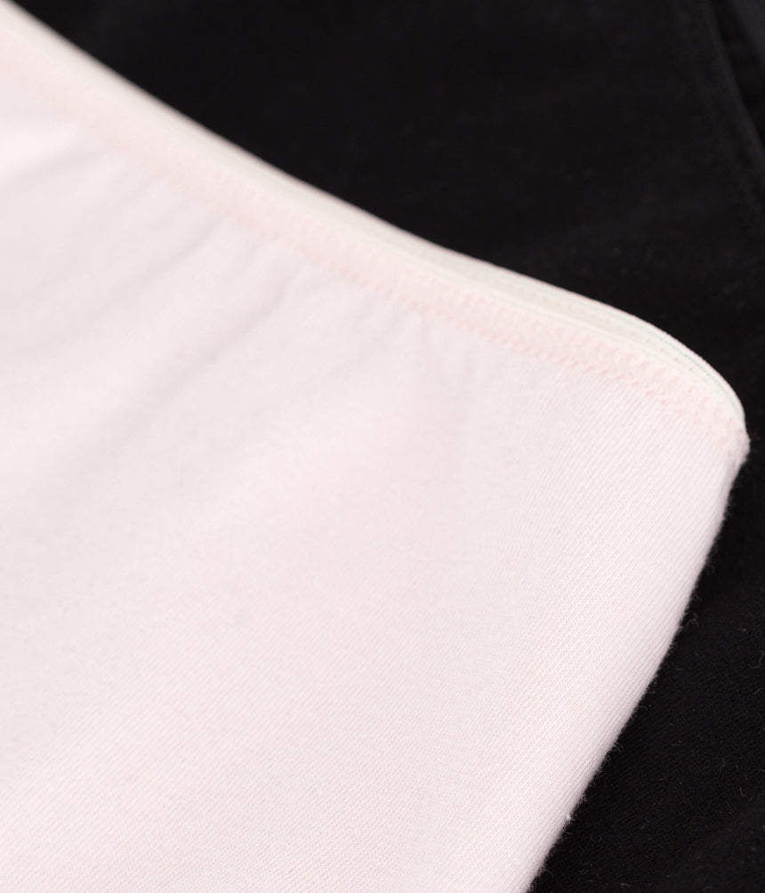 WOMWNS PLAIN COTTON AND ELASTANE SHORTIES -2-PACK