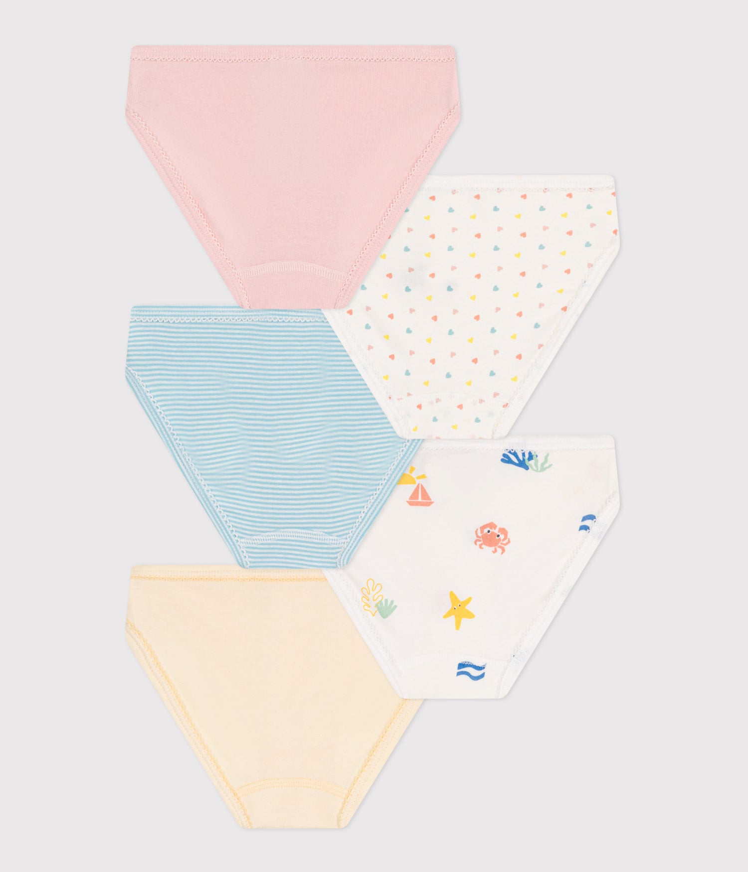 CHILDRENS'S PRINTED COTTON PANTS - 5-PACK CHILDRENS'S PRINTED COTTON PANTS - 5-PACK