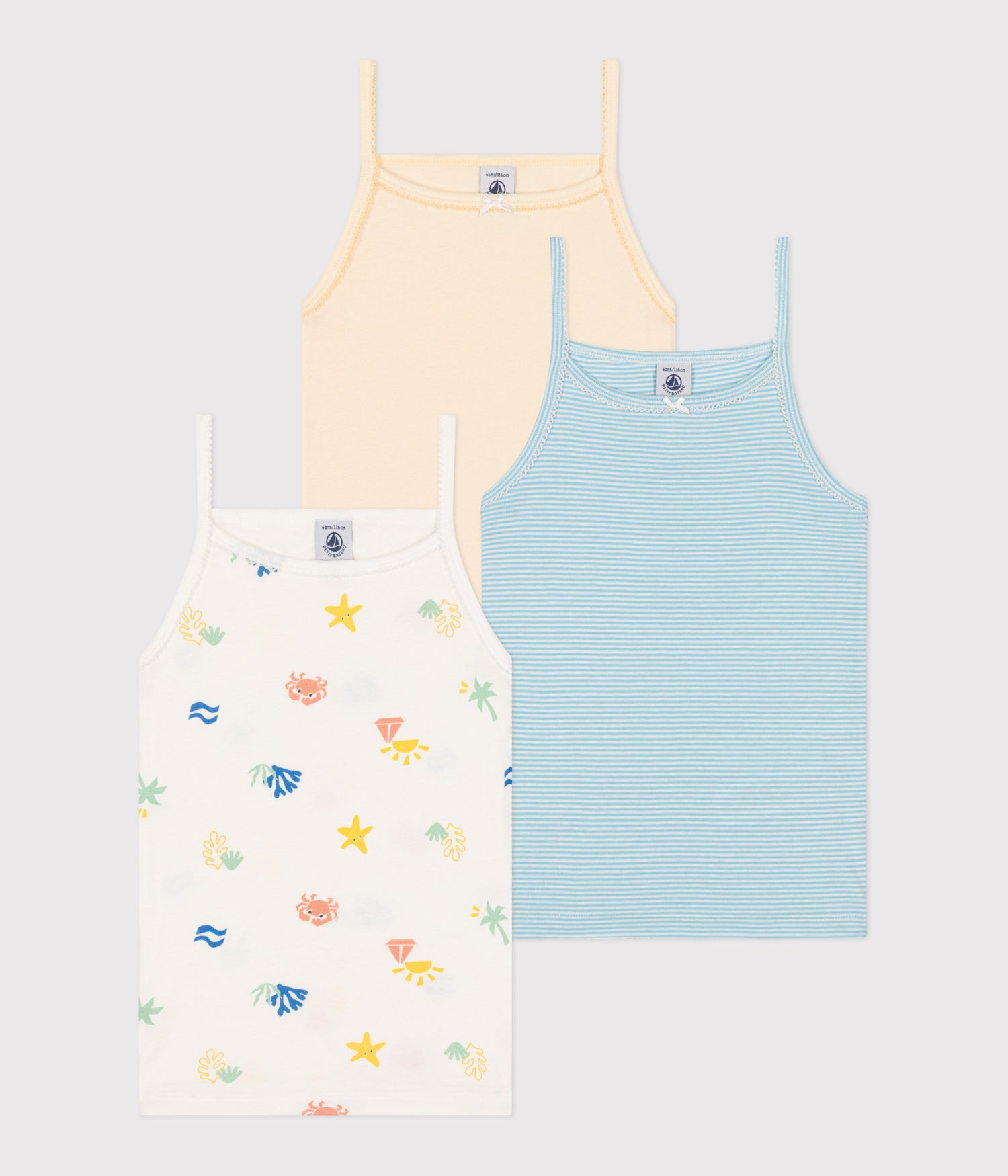 CHILDERNS PRINTESD COTON TANK TOPS-3-PACK CHILDERNS PRINTESD COTON TANK TOPS-3-PACK