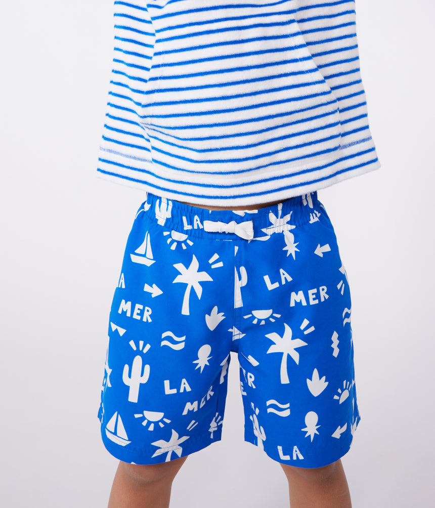 CHILDREN PRINTED SWIM SHORTS