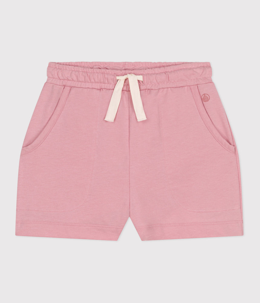 CHILDRENS PLAIN COTTON SHORTS