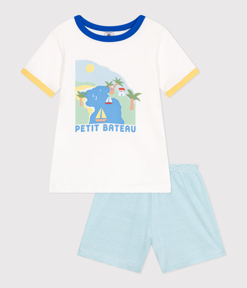 CHILDRENS SHORT COTTON PYJAMAS