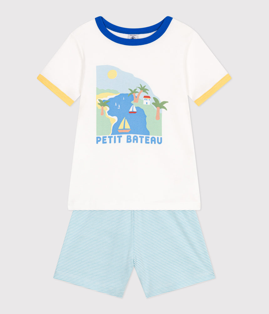 CHILDRENS SHORT COTTON PYJAMAS