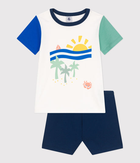 CHILDREN'S SHORT COTTON PYJAMAS