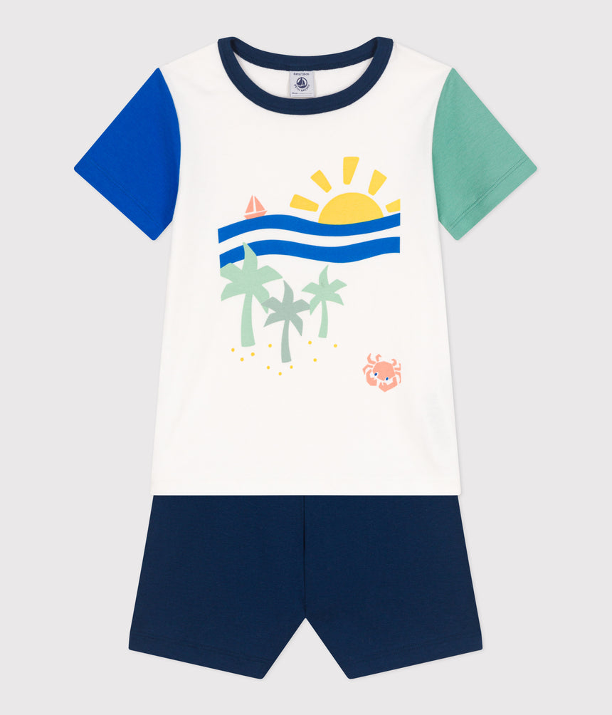 CHILDREN'S SHORT COTTON PYJAMAS