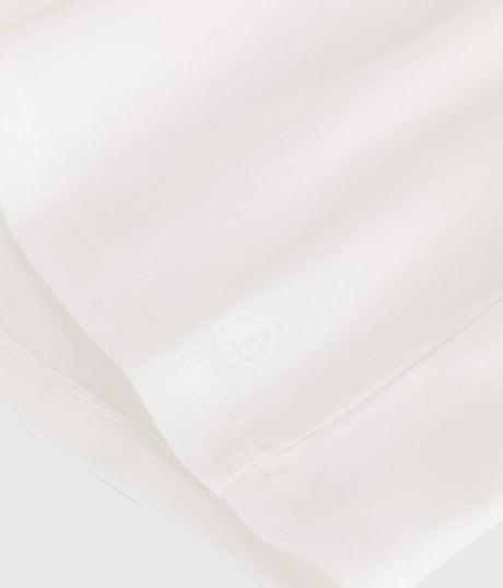 CHILDREN'S PLAIN SHORT-SLEEVED COTTON T-SHIRT WITH A COLLAR