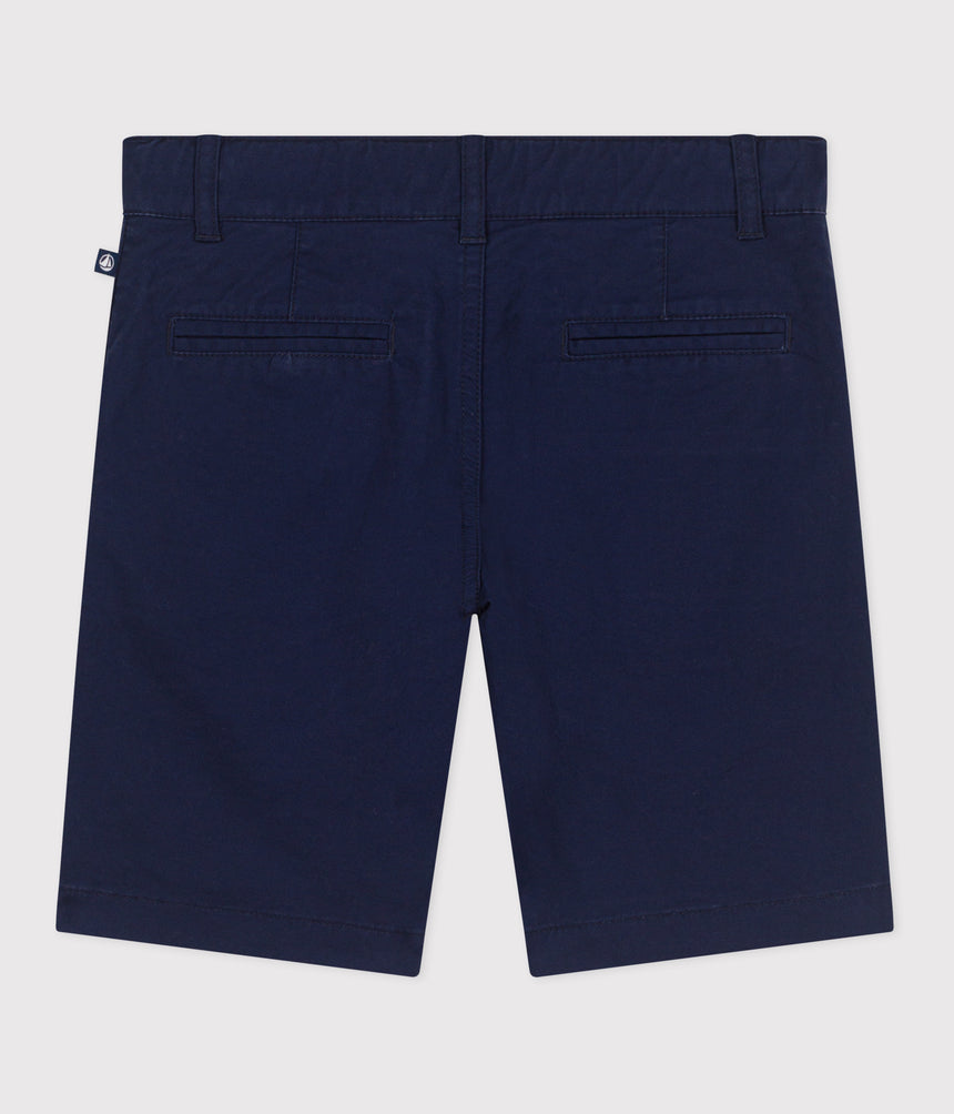 CHILDREN BERMUDA SHORTS IN PLAIN COTTON