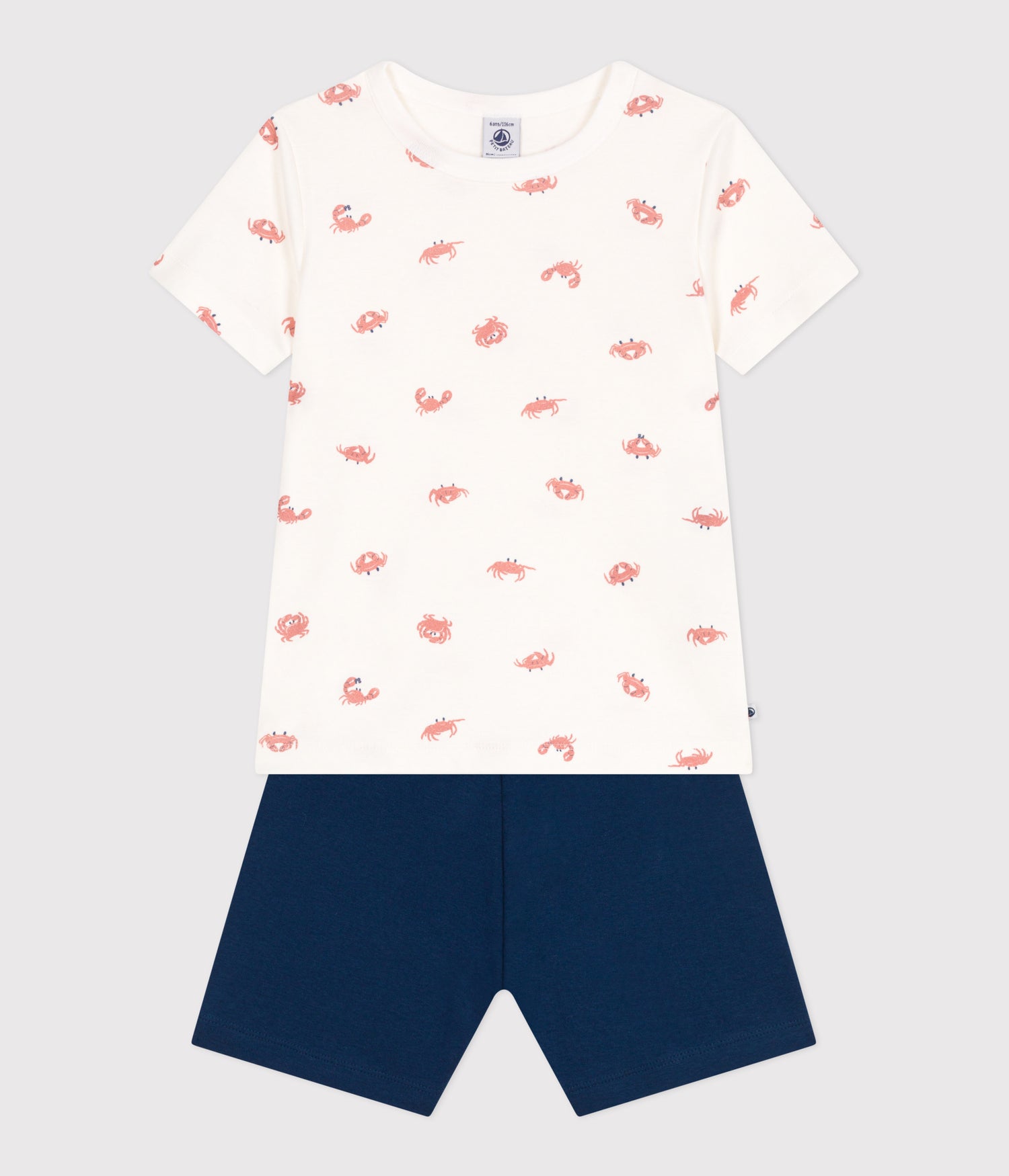 CHILDRINS SHORT CARB-PRINT COTTON PYJAMAS CHILDRINS SHORT CARB-PRINT COTTON PYJAMAS