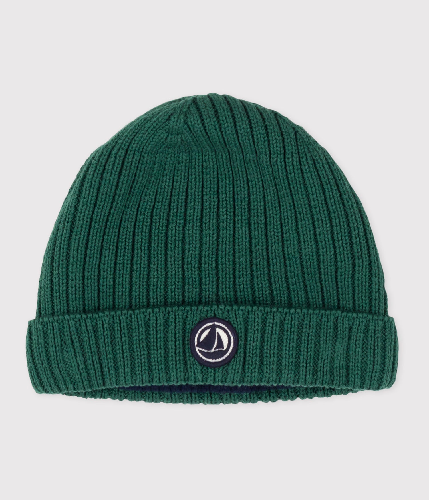 BABIES' KNITTED BEANIE WITH A FLEECE LINING BABIES' KNITTED BEANIE WITH A FLEECE LINING