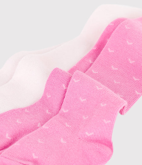 BABIES COTTON JERSEY TIGHTS-2-PACK