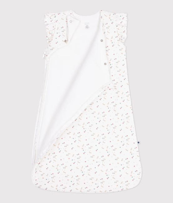 BABIES' 3 TOG FLORAL-PRINT CORDUROY SLEEPING BAG