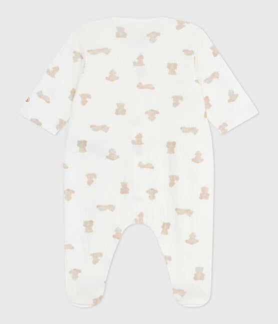 BABIES PRINTED TUBE KNIT PYJAMA SUIT