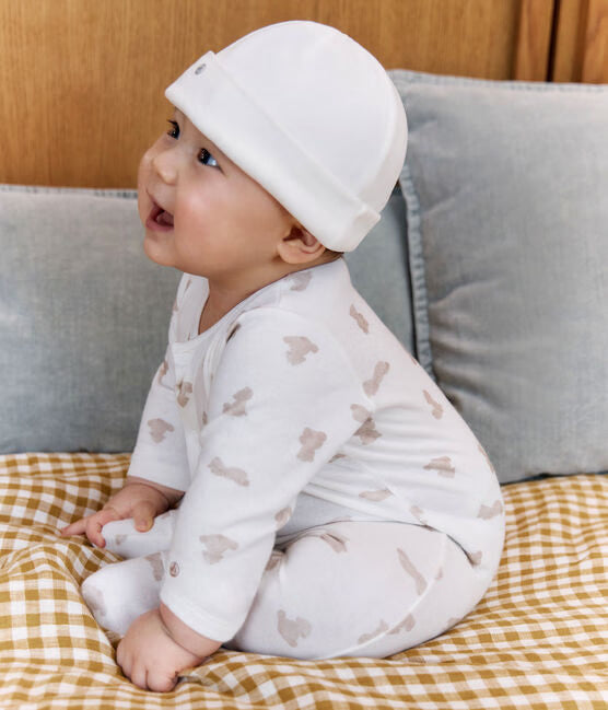BABIES PRINTED TUBE KNIT PYJAMA SUIT