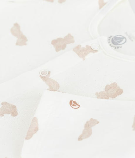 BABIES PRINTED TUBE KNIT PYJAMA SUIT