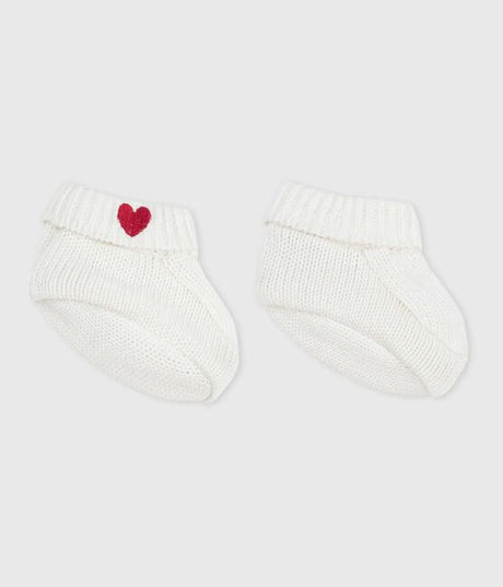 NEWBORN BABIES KNITTED COTTON BOOTIES