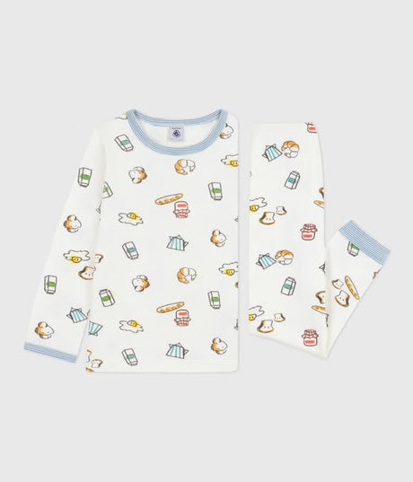 CHILDENS BREAKFAST-PRNT TUBE KNIT PYJAMAS
