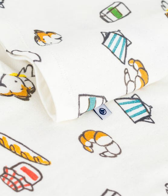 CHILDENS BREAKFAST-PRNT TUBE KNIT PYJAMAS