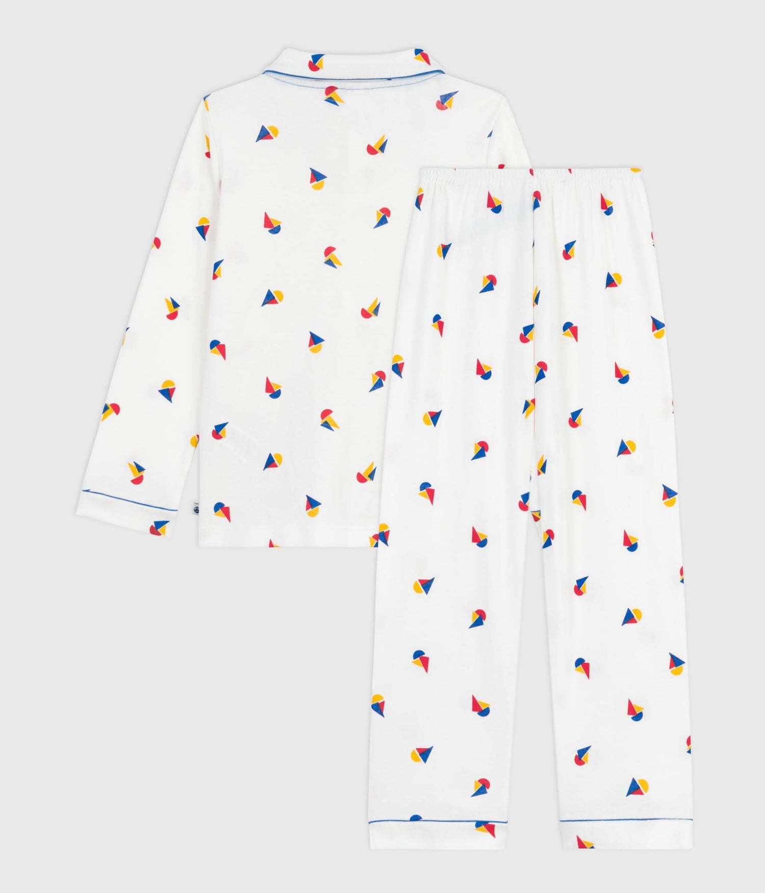 CHILDRENS BUTTONED PRINTED COTTON PYJAMAS CHILDRENS BUTTONED PRINTED COTTON PYJAMAS