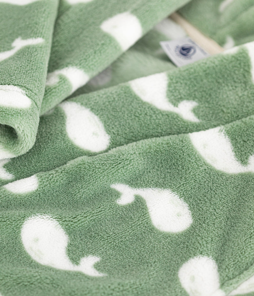 CHILDREN'S PRINTED FLEECE DRESSING GOWN