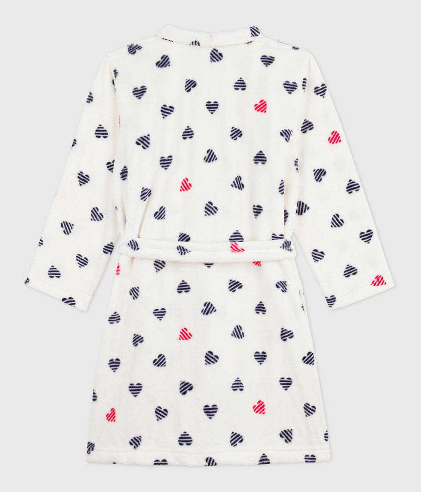 CHILDREN'S PRINTED FLEECE DRESING GOWN