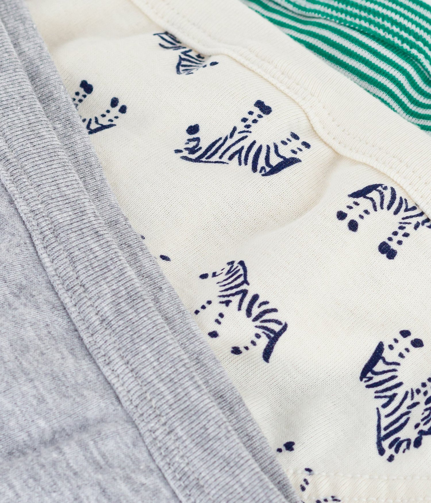 PACK OF CHILDRENS ZEBRA PRITN COTTON BRIEFS PACK OF CHILDRENS ZEBRA PRITN COTTON BRIEFS