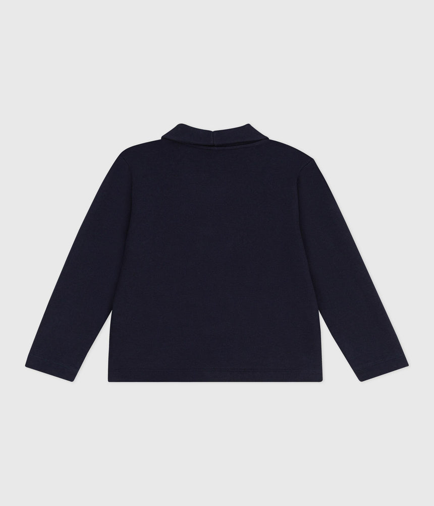 CHILDRENS' PLAIN COTTON CARDIGAN