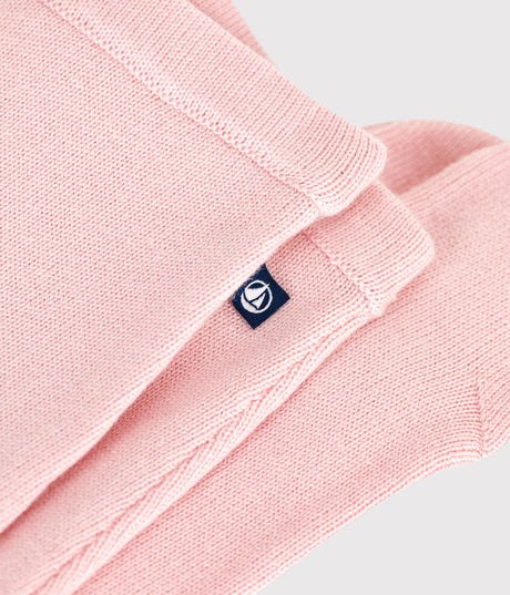 BABIES' TROUSERS IN A WOOL AND COTTON KNIT