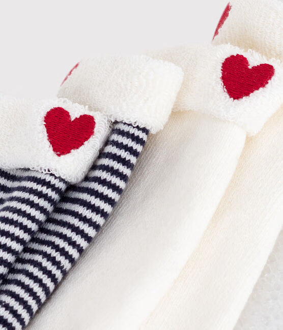 PACK OF BABIES EMBROIDERED COTTON SOCKS