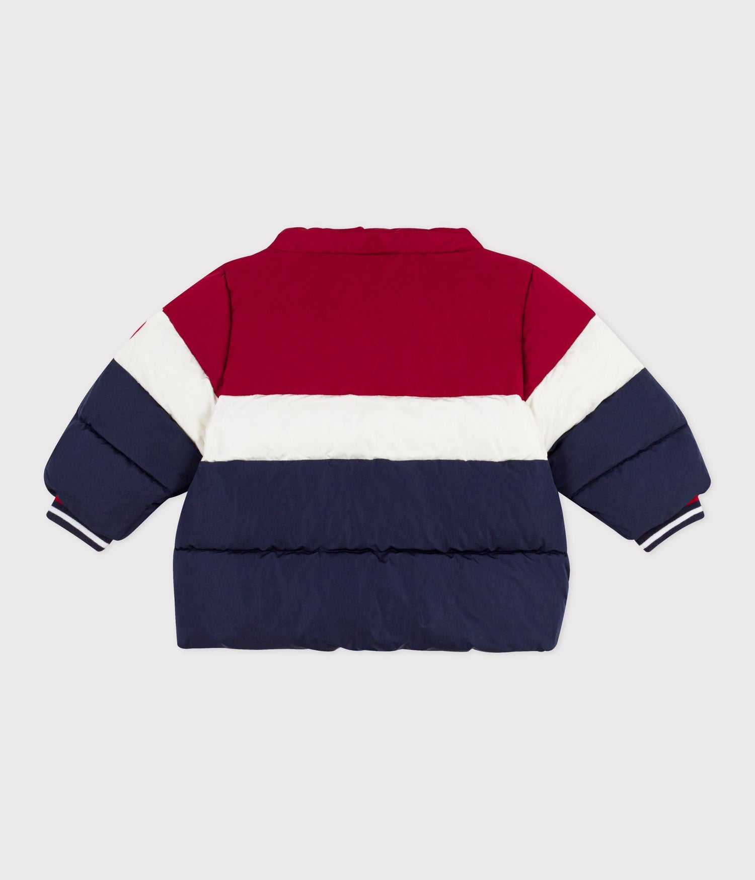 BABIES' LIGHT PLAIN COLOR BLOCK PUFFER JACKET BABIES' LIGHT PLAIN COLOR BLOCK PUFFER JACKET
