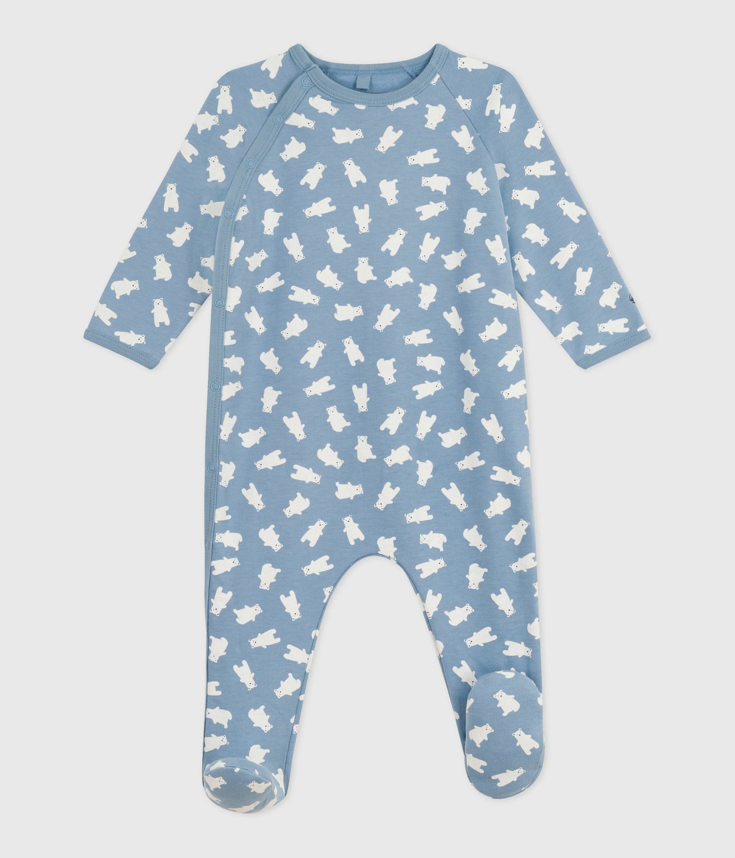 BABIES' PRINTED BRUSHED FLEECE PYJAMA SUIT BABIES' PRINTED BRUSHED FLEECE PYJAMA SUIT
